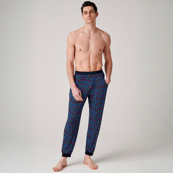 Men's 'Minimalist Geometric' Bamboo Pyjama Set, 4 of 7