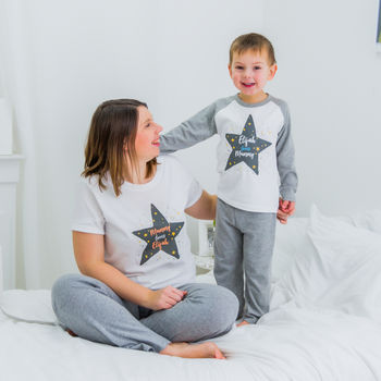 Personalised Star Matching Family Pyjamas Set, 3 of 6