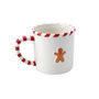 Christmas Gingerbread Man Stoneware Mug, thumbnail 3 of 5