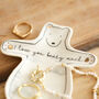 ‘I Love You Beary Much’ Ring Dish, thumbnail 1 of 3