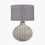 Grey Wash Rattan Table Lamp, thumbnail 3 of 8