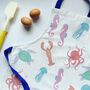 Cute Children's Aprons With Flamingos, Sea Creatures Or The Alphabet, thumbnail 1 of 4