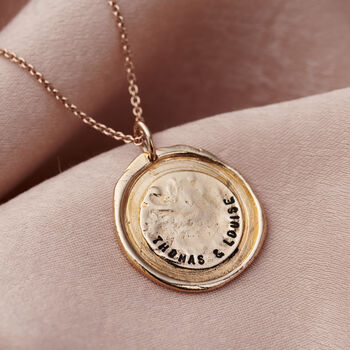 Personalised Wax Seal Necklace, 5 of 12