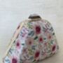 Multicoloured Handcrafted Statement Floral Pearl Mirror Clutch, thumbnail 4 of 11