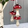 Christmas Glass Mushroom Set, thumbnail 3 of 4