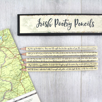 Irish Poetry Pencils, 2 of 6