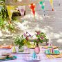 Colourful Gingham Square Paper Plates Pack Of 12, thumbnail 5 of 8