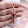 Rose Gold Coloured Pendulum For Divination, thumbnail 1 of 6