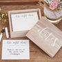 Wooden Wedding Date Suggestion Guest Book Alternative, thumbnail 1 of 3