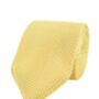 Wedding Handmade Knitted Bow Tie In Pastel Yellow, thumbnail 6 of 6