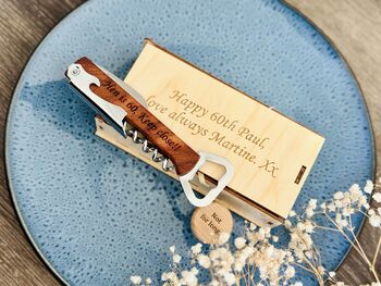 Personalised Wine Accessories Gift Set, 5 of 8