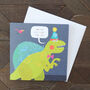 Birthday Dinosaur Card, thumbnail 1 of 5