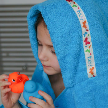 Children's Personalised Hooded Towel | Up To 13yrs, 5 of 12