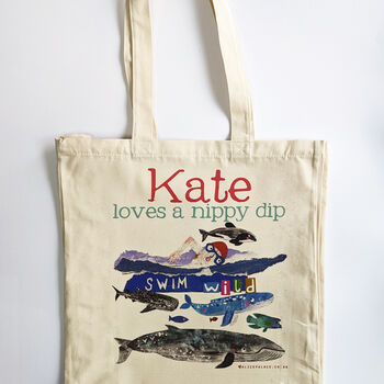 Personalised Cold Water Swimming Bag, 9 of 12