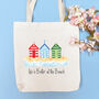 Beach Huts Tote Bag | Beach Bag, thumbnail 5 of 7