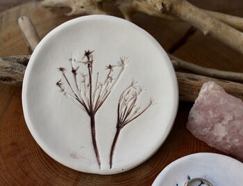 Wild Herb Imprinted Ceramic Bowls, 2 of 8