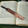9th Anniversary Personalised Copper Bookmark, thumbnail 3 of 12