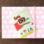 Mini Superhero Girl Birthday Card, thumbnail 3 of 5