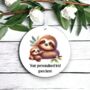 Personalised Sloth Parent And Child Decoration Gift, thumbnail 3 of 3