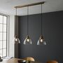 Antique Brass Three Light Pendant By Imperium Lighting ...