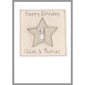 Personalised Star Age Birthday Card For Her, 9 of 12