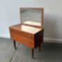 1960s Mid Century Vintage Chest Of Drawers With Mirror, thumbnail 3 of 7
