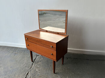 1960s Mid Century Vintage Chest Of Drawers With Mirror, 3 of 7