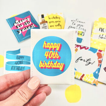 40th Birthday Tea Gift Set | Milestone Birthday, 9 of 12