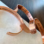 Handmade Mens Personalised Copper Cuff, thumbnail 10 of 10