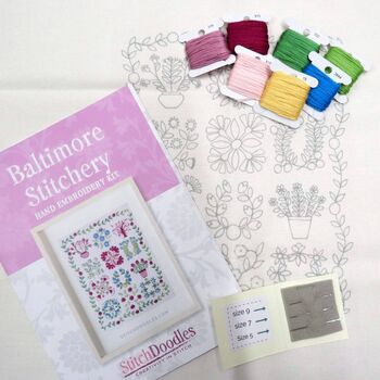 Baltimore Stitchery Hand Embroidery Kit, 12 of 12