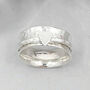Personalised Sterling Silver Heart Spinner Ring, thumbnail 1 of 6