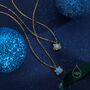 Tiny Cat Pendant Necklace In Sterling Silver, thumbnail 3 of 12