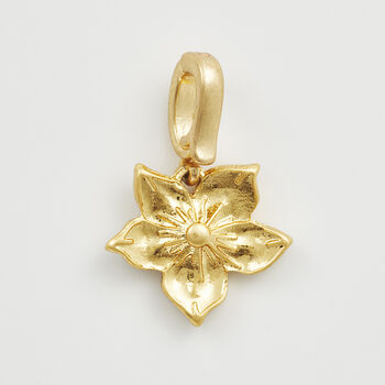 Gold Jasmine And Pearl Charm, 2 of 4
