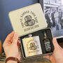 Personalised Whiskey Barrels Hip Flask And Alcohol Set, thumbnail 2 of 6