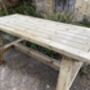 Outdoor Garden Table With A Frame Legs, thumbnail 1 of 2