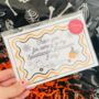 10 Halloween Party Bags With Three Fillers And Matching Thank You Cards, thumbnail 6 of 6