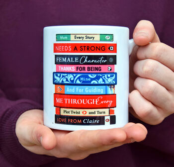 Personalised Literary Mug Gift For Mum, 4 of 4