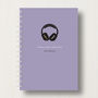 Personalised Music Lover's Journal Or Notebook, thumbnail 1 of 10