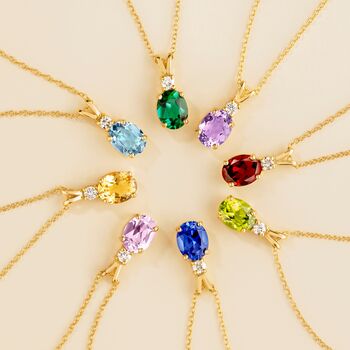 Peridot Pendant Necklace In Sterling Silver And Gold, 6 of 11