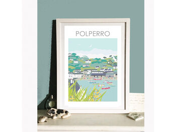 Polperro Harbour Cornwall Art Print, 2 of 3