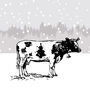 I'm Absolutely 'Friesian' Funny Christmas Card, thumbnail 2 of 2