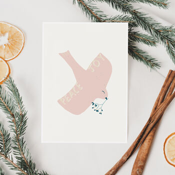 Peace And Joy Christmas Card, 2 of 3