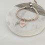 Engraved Memorial Rose Gold Sweetie Slider, Wing, thumbnail 1 of 5