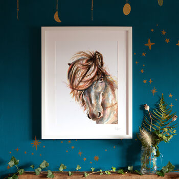 Inky Horse Illustration Print, 11 of 12