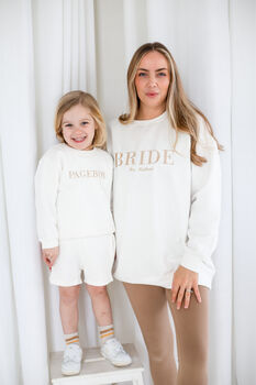 Pageboy, Bridesmaid And Flowergirl Embroidered Jumpers, 3 of 9