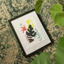 Monstera Leaf Abstract Collage Print A4, thumbnail 3 of 5