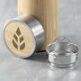 Personalised Bamboo Thermos Flask With Tea Strainer, thumbnail 4 of 6