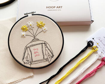 Customised Female Embroidery Kit, 3 of 4