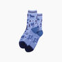 Horse Riding Bamboo Socks In Blue, thumbnail 4 of 4