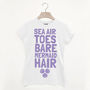 Sea Air Mermaid Hair Women’s Summer Slogan T Shirt, thumbnail 1 of 2